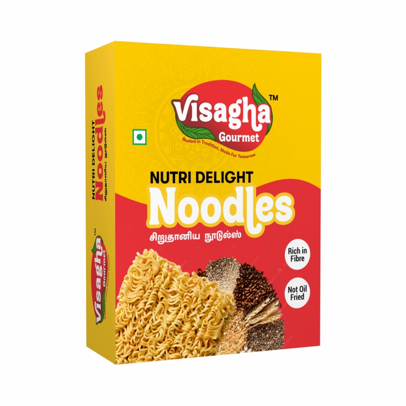 he4 Nutri Delight Millet Noodles 500g - Image 1